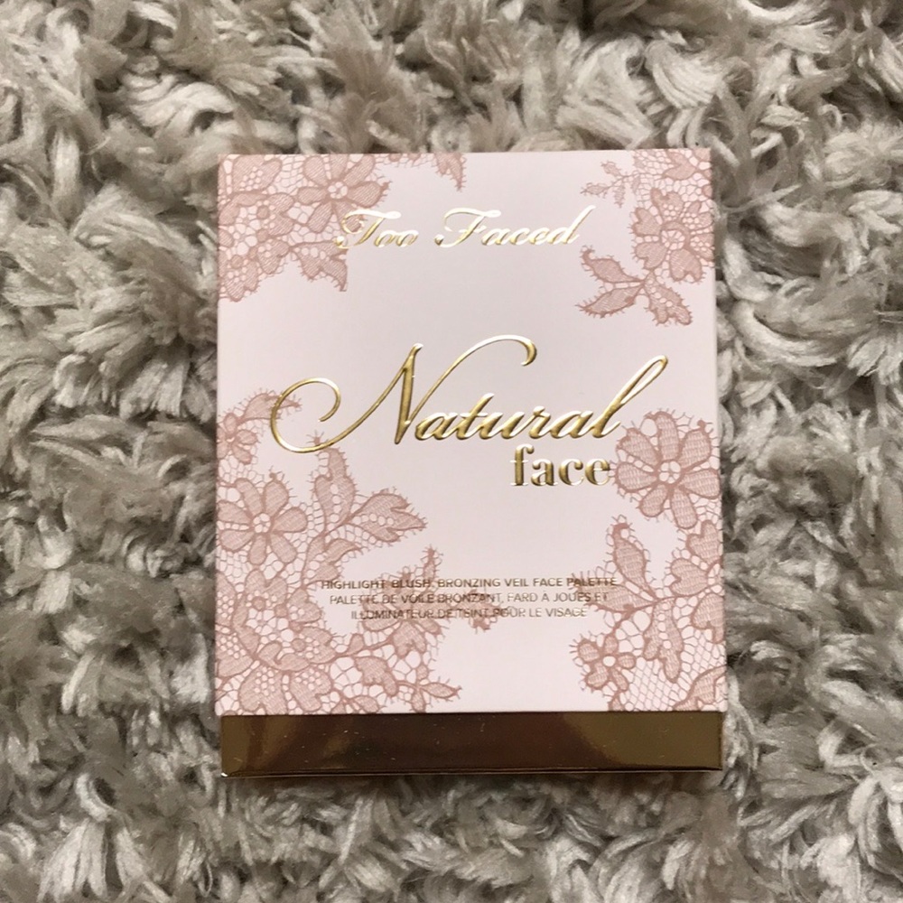Too Faced Natural Face Highlight, Blush, Bronzer